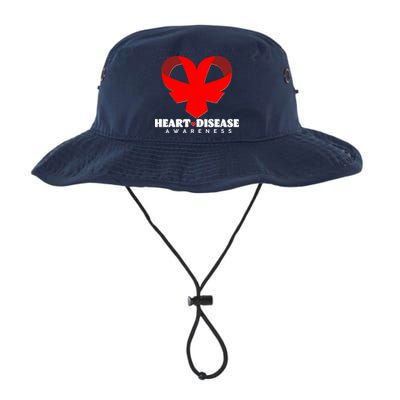 Heart Disease Awareness Red Heart Ribbons Bucket Hat