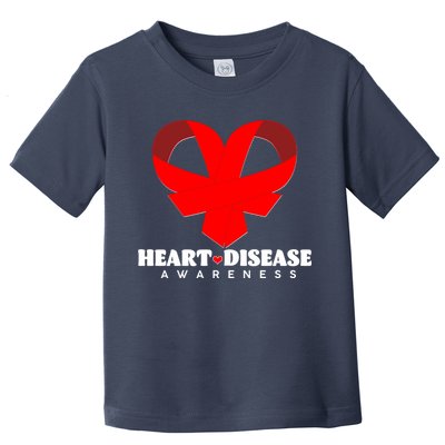 Heart Disease Awareness Red Heart Ribbons Toddler T-Shirt