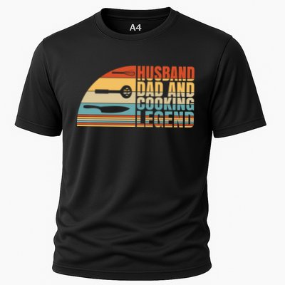 Husband Dad And Cooking Legend Cook Cooking And Chef Meaningful Gift Performance Shirt