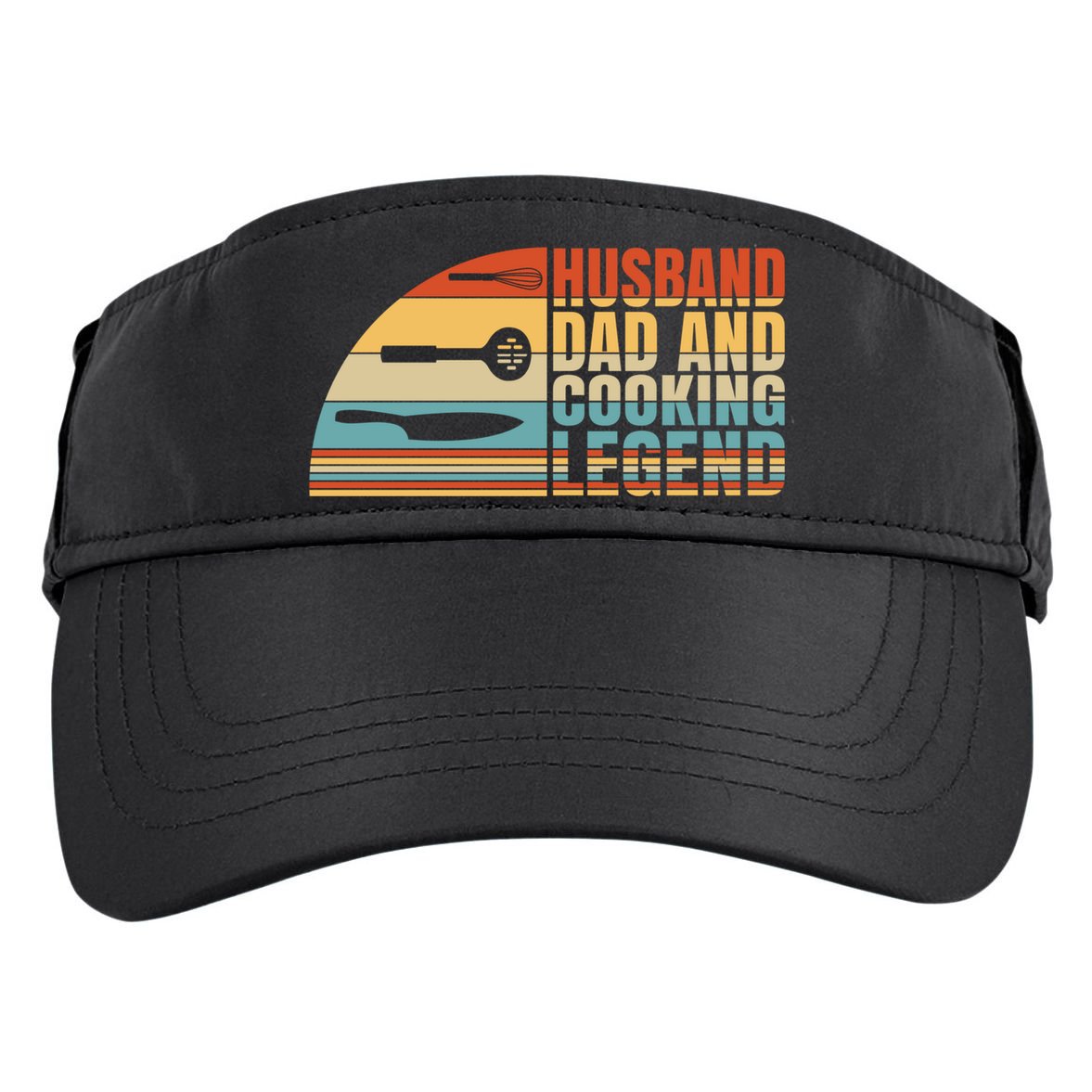 Husband Dad And Cooking Legend Cook Cooking And Chef Meaningful Gift Adult Drive Performance Visor
