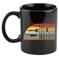 Husband Dad And Cooking Legend Cook Cooking And Chef Meaningful Gift 11oz C Handle Ceramic Mug