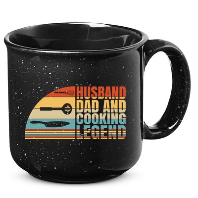 Husband Dad And Cooking Legend Cook Cooking And Chef Meaningful Gift 15oz Campfire Ceramic Mug