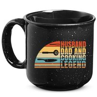 Husband Dad And Cooking Legend Cook Cooking And Chef Meaningful Gift 15oz Campfire Ceramic Mug