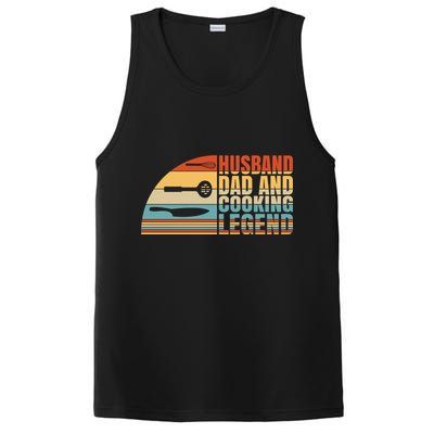 Husband Dad And Cooking Legend Cook Cooking And Chef Meaningful Gift PosiCharge Competitor Tank