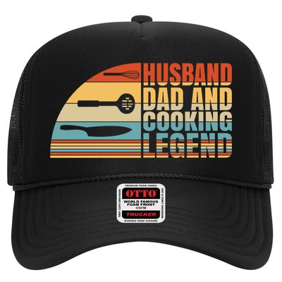 Husband Dad And Cooking Legend Cook Cooking And Chef Meaningful Gift Trucker Hat