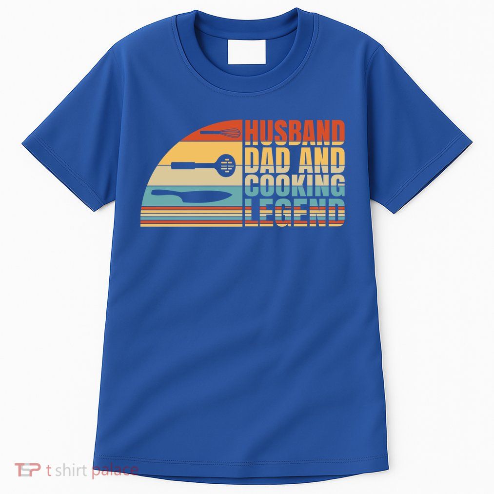 Husband Dad And Cooking Legend Cook Cooking And Chef Meaningful Gift Tall T-Shirt