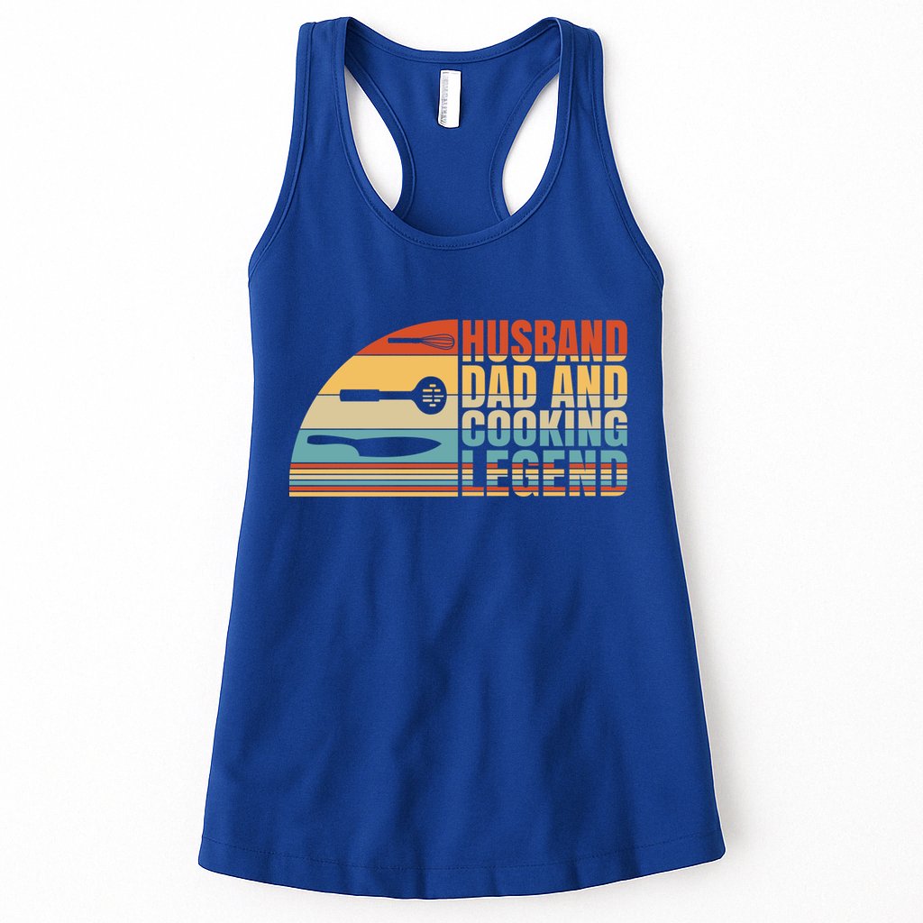 Husband Dad And Cooking Legend Cook Cooking And Chef Meaningful Gift Womens Tank Top