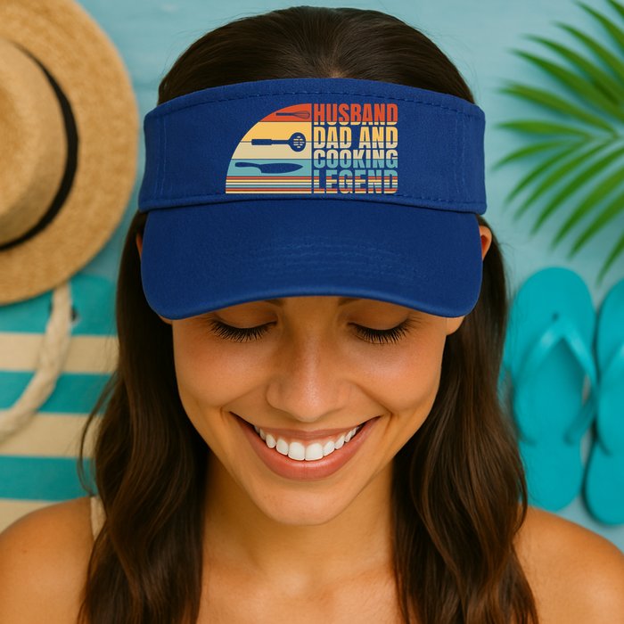 Husband Dad And Cooking Legend Cook Cooking And Chef Meaningful Gift Visor