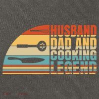 Husband Dad And Cooking Legend Cook Cooking And Chef Meaningful Gift Cotton Canvas Backpack