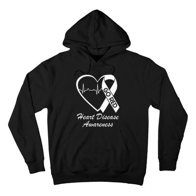 Heart Disease Awareness We Wear Red In February Go Red Heart Hoodie