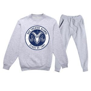 Hightstown Drama Alumni 1991 Premium Crewneck Sweatsuit Set