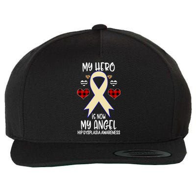 Hip Dysplasia Awareness Remembrance Hero Is Now My Angel Great Gift Wool Snapback Cap