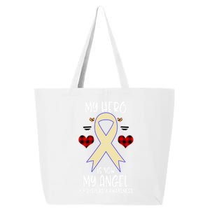 Hip Dysplasia Awareness Remembrance Hero Is Now My Angel Great Gift 25L Jumbo Tote