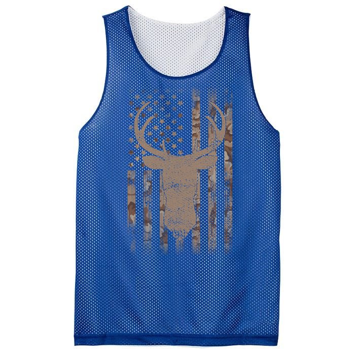 Hunting Deer American Flag Camo Hunter Buck Usa Camouflage Meaningful Gift Mesh Reversible Basketball Jersey Tank