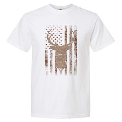 Hunting Deer American Flag Camo Hunter Buck Usa Camouflage Meaningful Gift Garment-Dyed Heavyweight T-Shirt