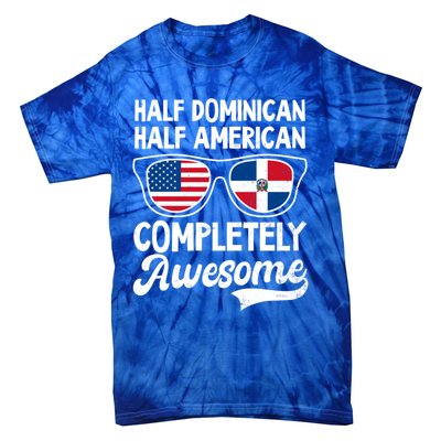 Half Dominican American Awesome Design Dominican Republic Gift Tie-Dye T-Shirt