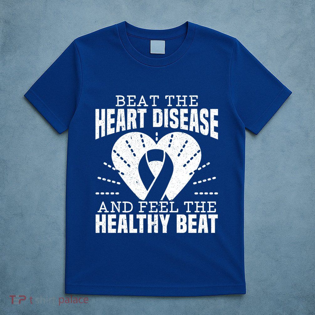 Heart Disease Awareness Month Heartbeat Gift T-Shirt