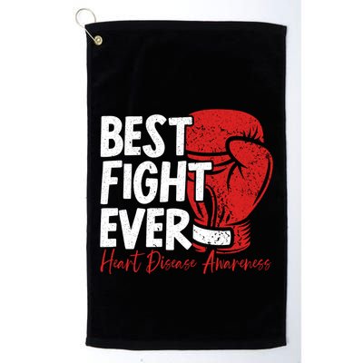 Heart Disease Awareness Month Heartbeat Gift Golf Towel