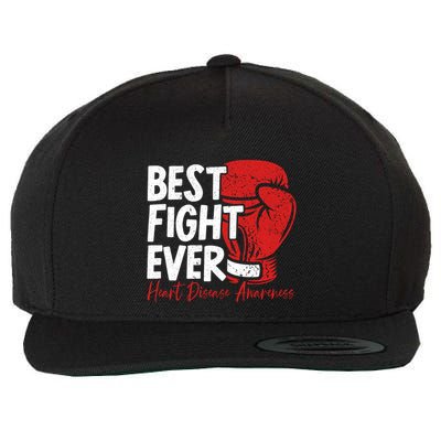 Heart Disease Awareness Month Heartbeat Gift Wool Snapback Cap