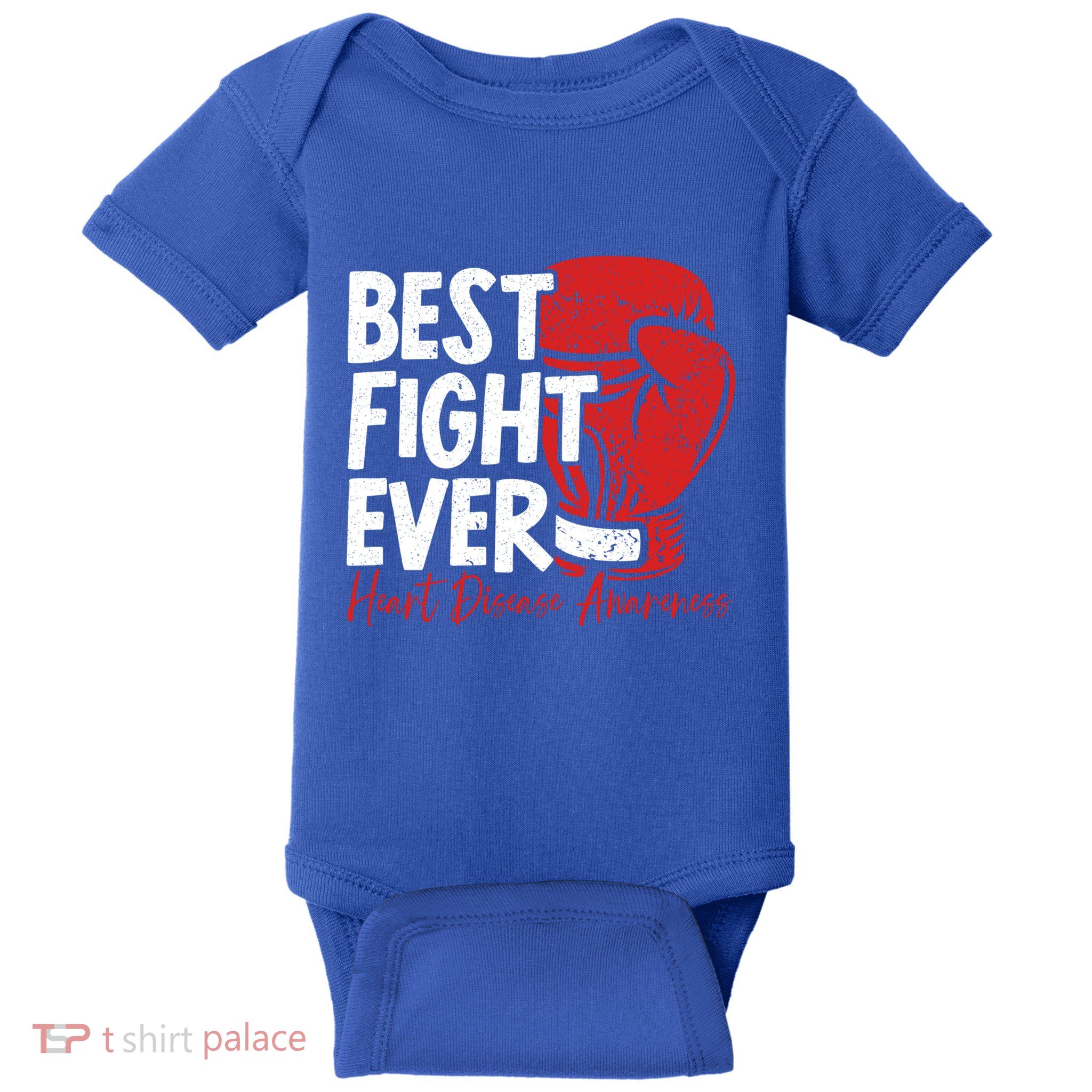 Heart Disease Awareness Month Heartbeat Gift Baby Bodysuit