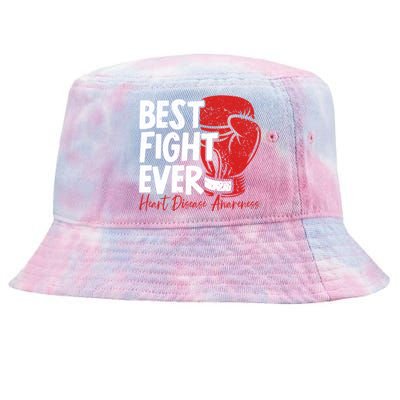 Heart Disease Awareness Month Heartbeat Gift Tie-Dyed Bucket Hat