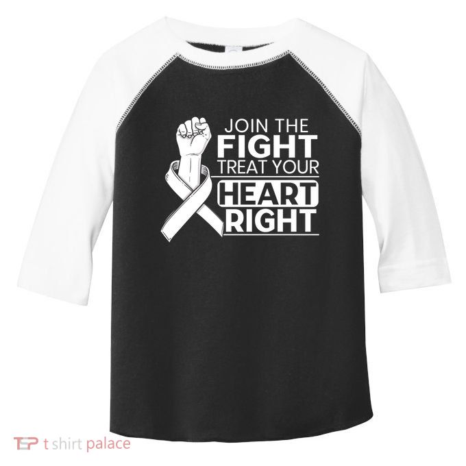 Heart Disease Awareness Month Heartbeat Funny Gift Toddler Fine Jersey T-Shirt