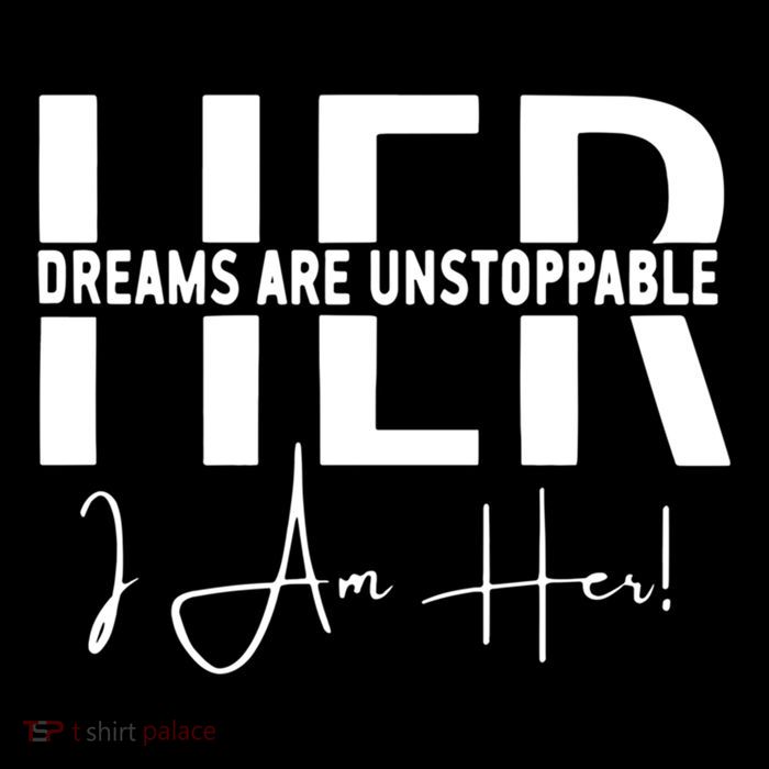 Her Dreams Are Unstoppable I Am Her Retro Christian Gift Drawstring Bag