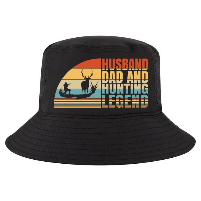 Husband Dad And Hunting Legend Deer Hunting Dad Gift Cool Comfort Performance Bucket Hat
