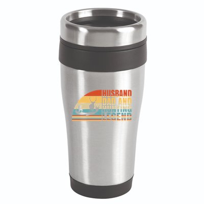 Husband Dad And Hunting Legend Deer Hunting Dad Gift 16oz Travel Tumbler