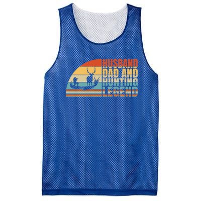 Husband Dad And Hunting Legend Deer Hunting Dad Gift Mesh Reversible Basketball Jersey Tank