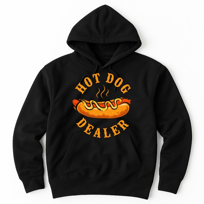 Hot Dog Adult Hot Dog Dealer Hoodie