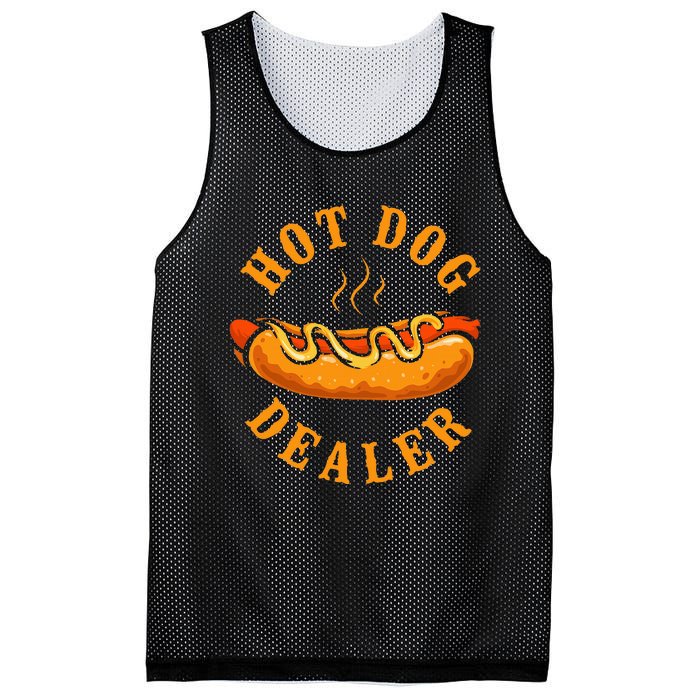 Hot Dog Adult Hot Dog Dealer Mesh Reversible Basketball Jersey Tank