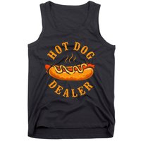 Hot Dog Adult Hot Dog Dealer Tank Top