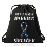 Hip Dysplasia Awareness Stronger Than My Joints Warriors Drawstring Bag