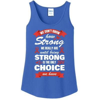 Heart Disease Awareness Month Strong Heart Health Gift Ladies Essential Tank