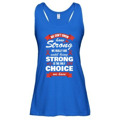 Heart Disease Awareness Month Strong Heart Health Gift Ladies Essential Flowy Tank