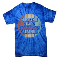 Husband Dad Alpine Skiing Legend Vintage Great Gift Tie-Dye T-Shirt