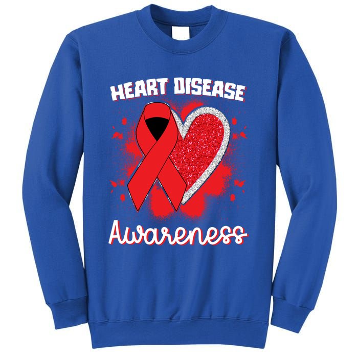 Heart Disease Awareness I Wear Red To Fight Heart Disease Cool Gift Sweatshirt