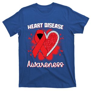 Heart Disease Awareness I Wear Red To Fight Heart Disease Cool Gift T-Shirt