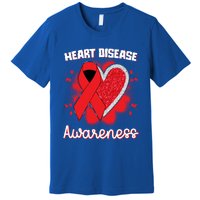 Heart Disease Awareness I Wear Red To Fight Heart Disease Cool Gift Premium T-Shirt