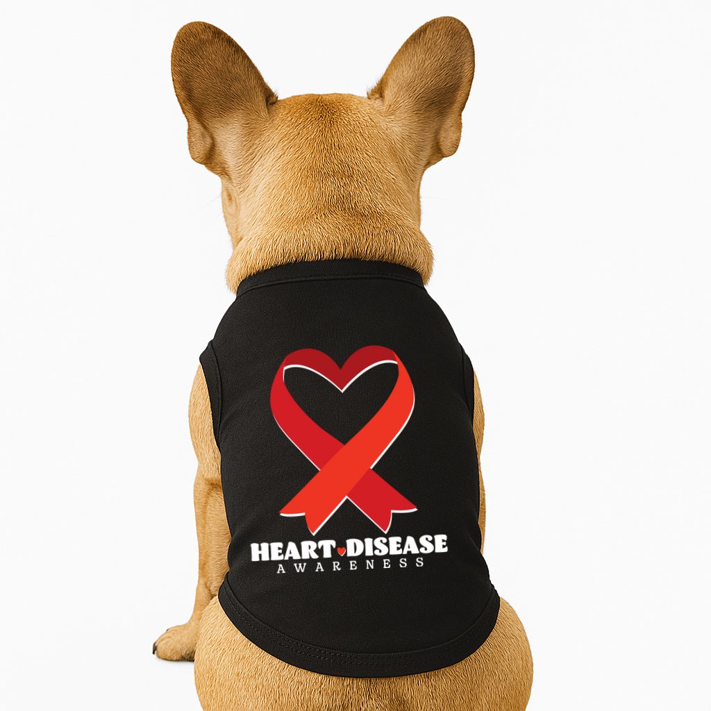 Heart Disease Awareness American Heart Health Month Doggie Tank