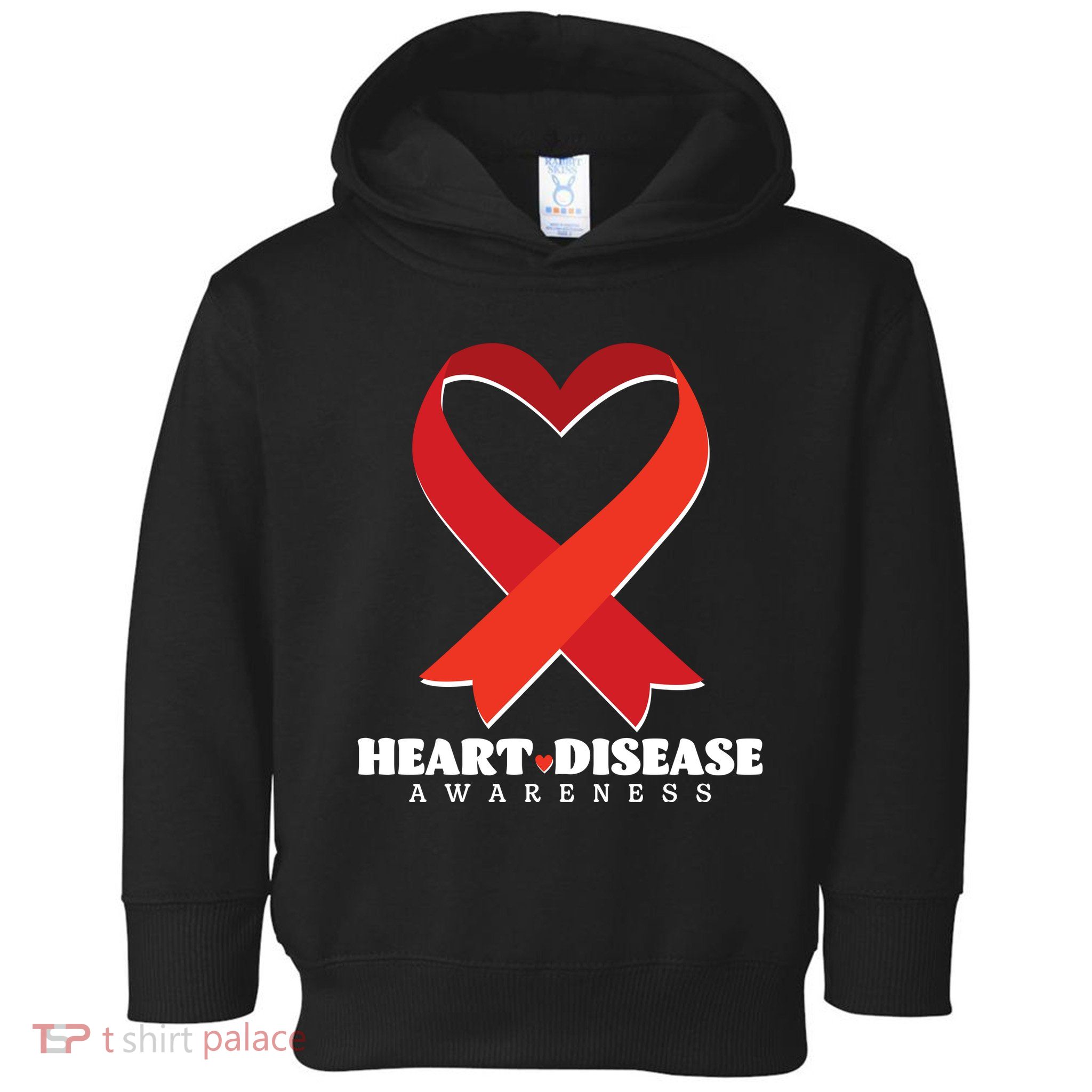 Heart Disease Awareness American Heart Health Month Toddler Hoodie