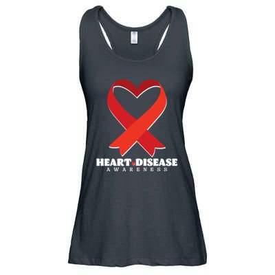 Heart Disease Awareness American Heart Health Month Ladies Essential Flowy Tank