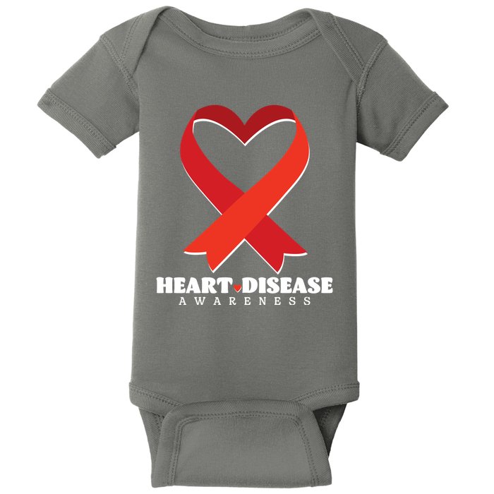 Heart Disease Awareness American Heart Health Month Baby Bodysuit