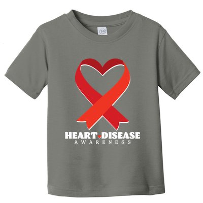 Heart Disease Awareness American Heart Health Month Toddler T-Shirt