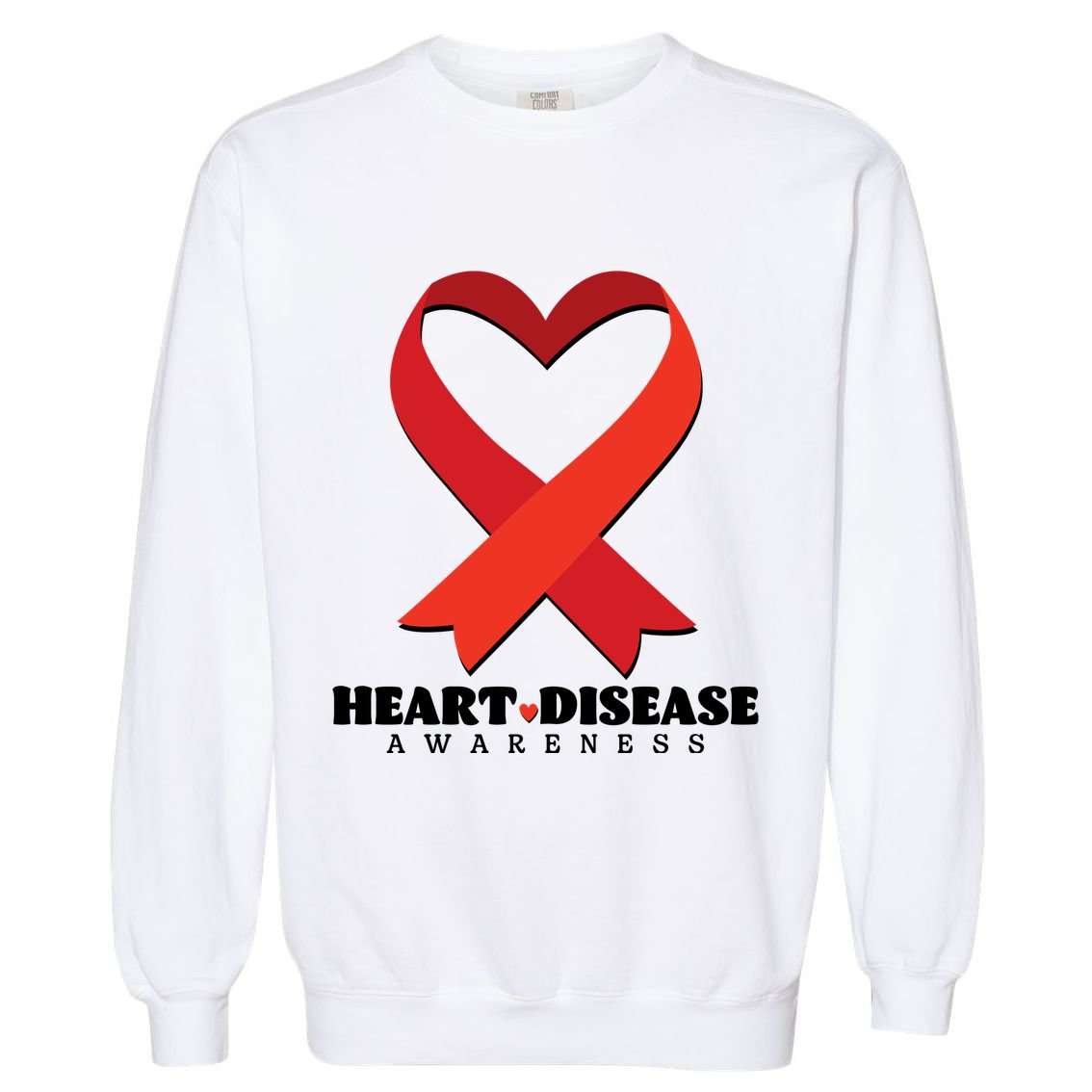 Heart Disease Awareness American Heart Health Month Garment-Dyed Sweatshirt