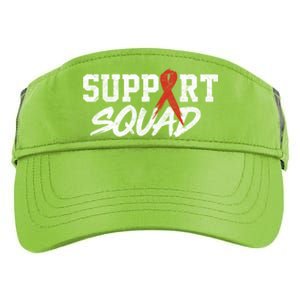 Heart Disease Awareness Month Support Squad Heart Health Gift Adult Drive Performance Visor