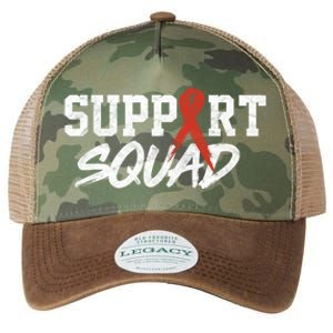 Heart Disease Awareness Month Support Squad Heart Health Gift Legacy Tie Dye Trucker Hat