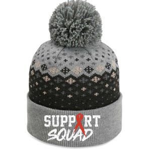 Heart Disease Awareness Month Support Squad Heart Health Gift The Baniff Cuffed Pom Beanie