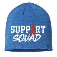 Heart Disease Awareness Month Support Squad Heart Health Gift Sustainable Beanie